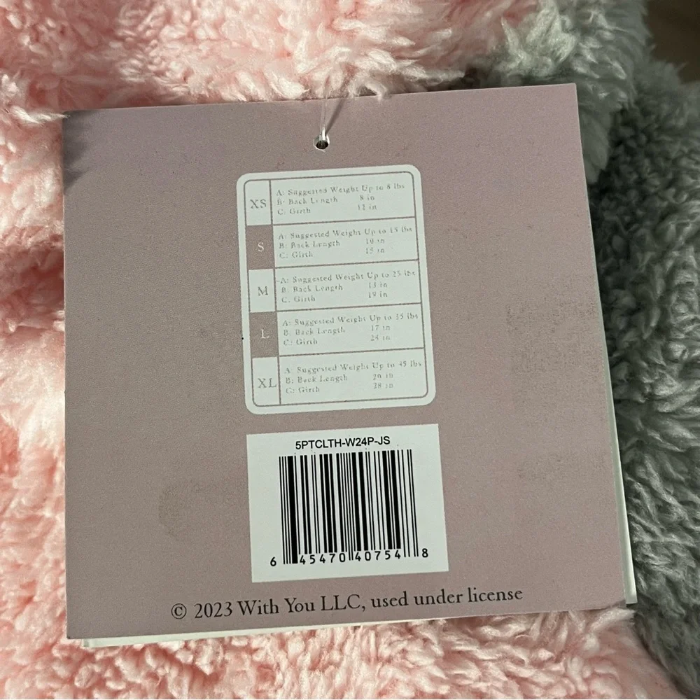 NWT JESSICA SIMPSON Sherpa Hoodie Soft Jacket Coat M Pink Gray Cream Pristine